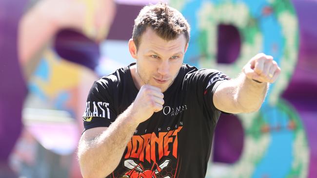 Jeff Horn says his build up will be a lot less stressful without his family in attendance.