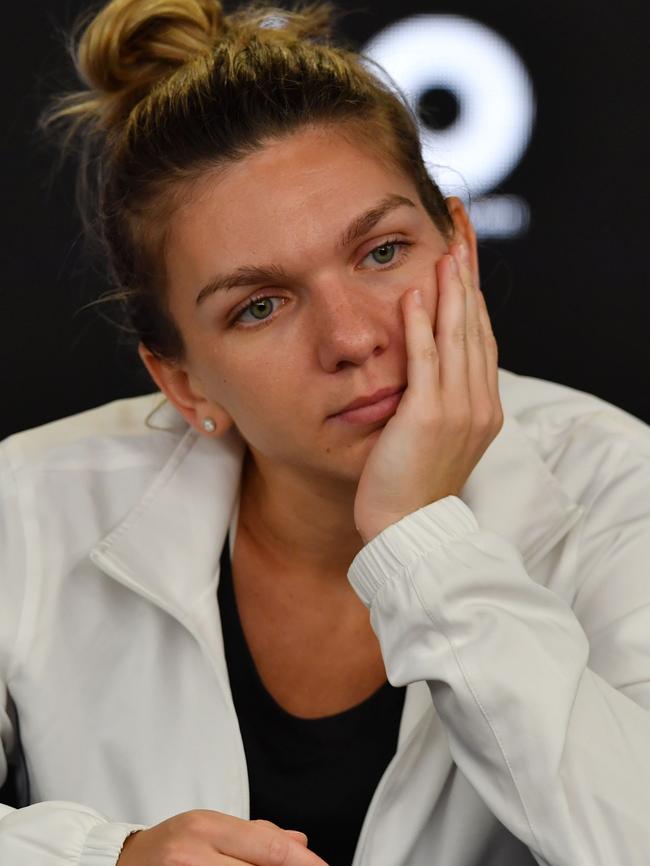 Simona Halep was disappointed to lose another slam final.