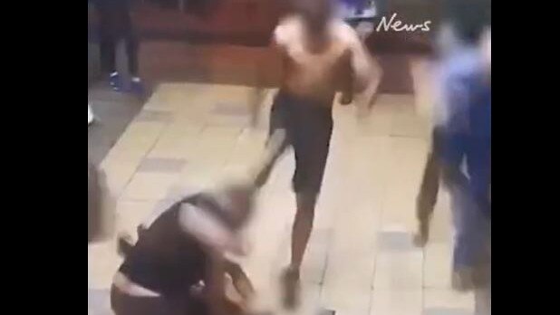 A group of men engaged in an altercation in Mareeba that resulted in three hospitalisations. Picture: Supplied