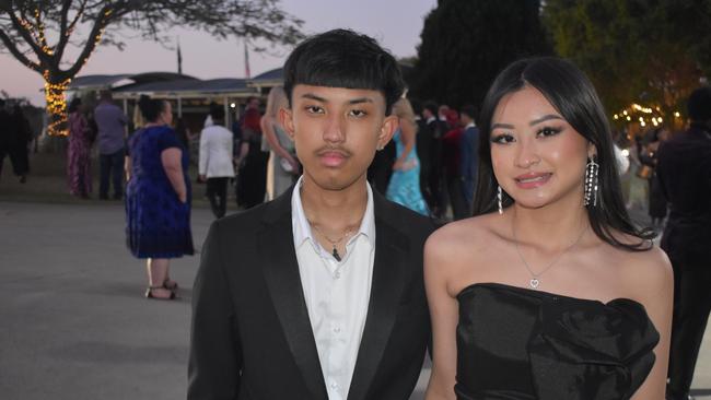 Jordan Chhim and Summer Le at Runcorn State High School 2023 formal. Photos: Georgie Walker.
