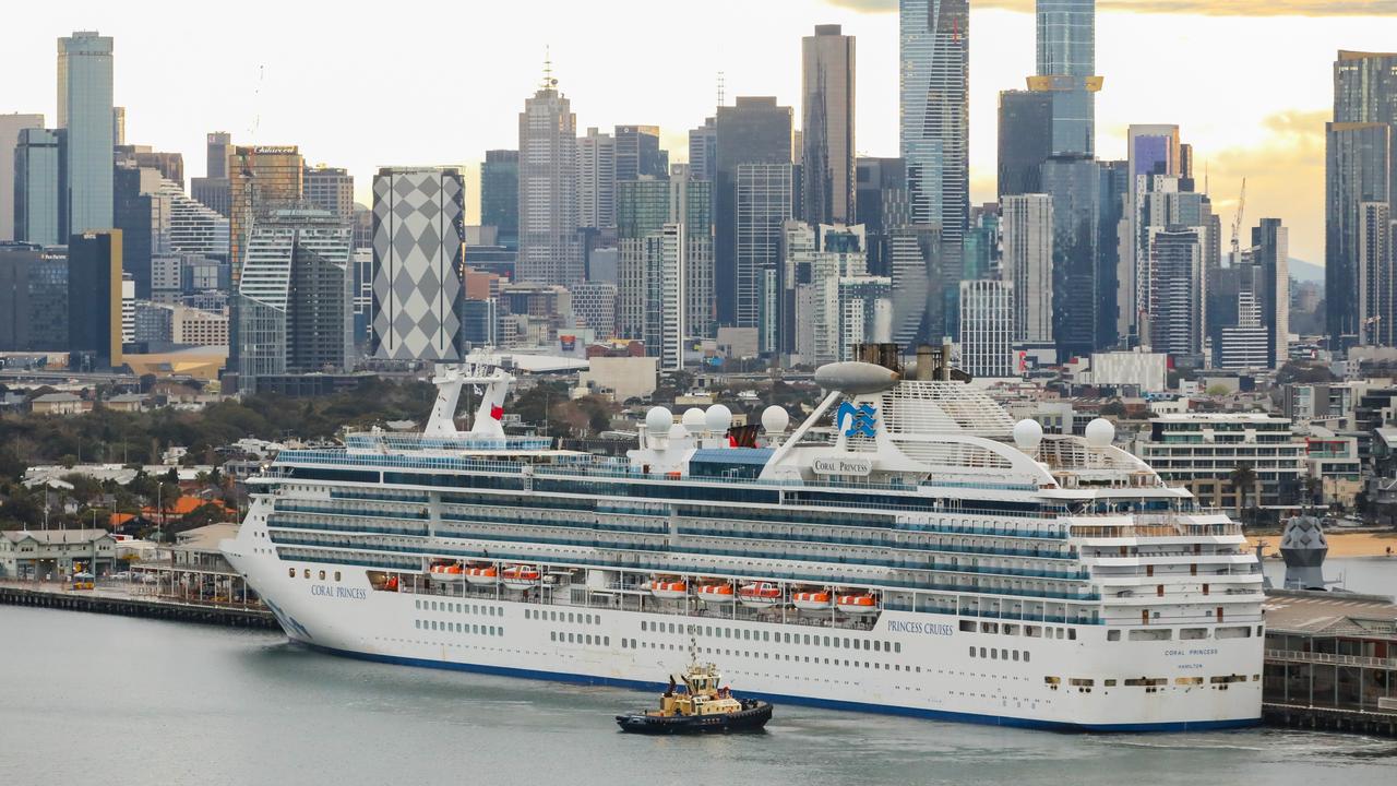 cruise ships departing melbourne today