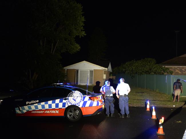 The street where Mr Garmo was found dead from stab wounds. Picture: Gordon McComiskie