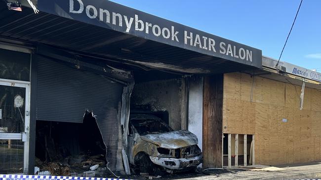 A Norlane tobacco shop which was subject to a ram raid last week, has been targeted again. Picture: Satria Dyer-Darmawan