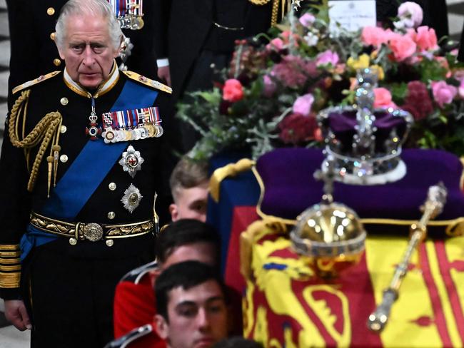 King Charles will privately mourn his mother on the first anniversary of her death. Picture: AFP