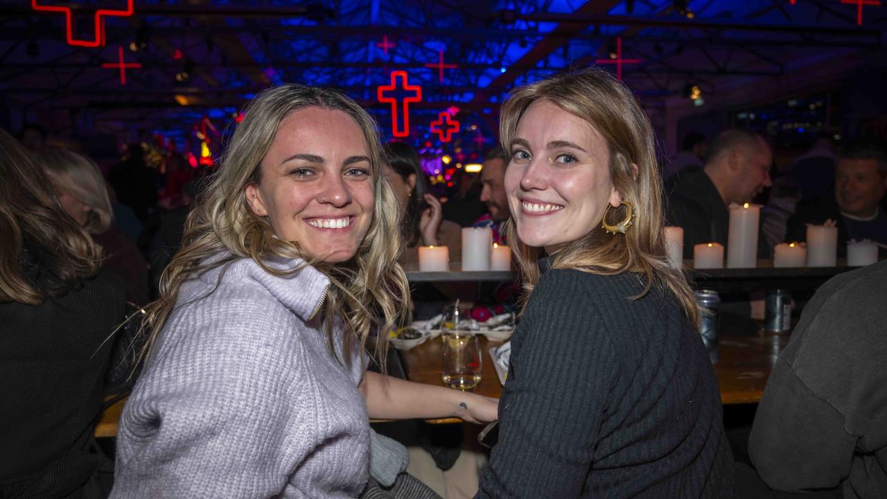 Hollie Moreno and Maevie Mcavoy at Winter Feast 2025 in Hobart. Picture: Caroline Tan