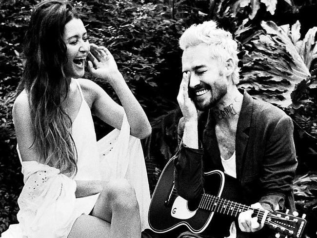 Private couple Michelle Leslie and Daniel Johns. Picture: Instagram