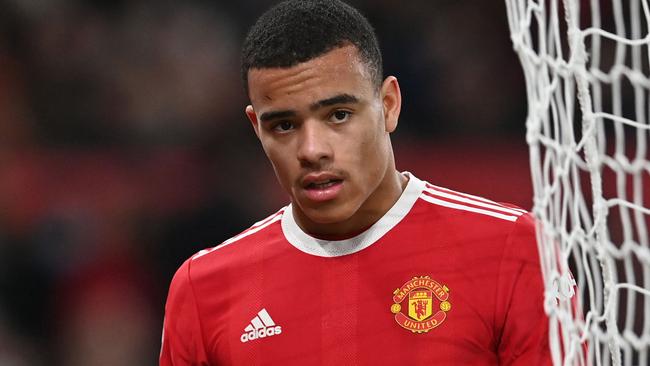 Manchester United’s striker Mason Greenwood. Picture: AFP