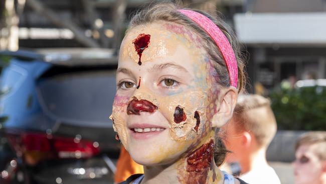Zoe Ruddick from Timberlands at Mackay Charity Zombie Walk. Saturday, October 30, 2021. Picture: Michaela Harlow