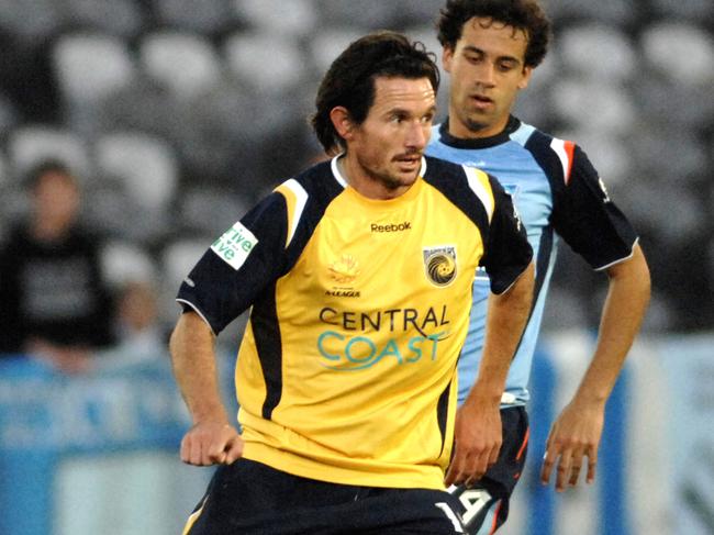 Andrew Clark in his playing days with Central Coast Mariners.  