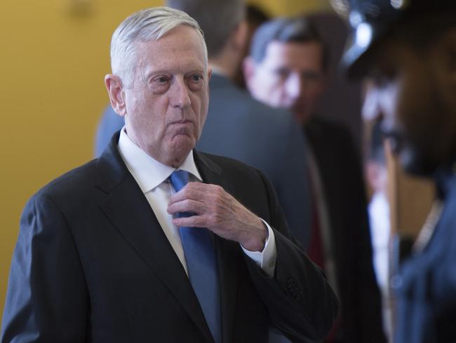 US defence secretary Jim Mattis has called on the US armed forces to be ready for possible conflict with North Korea. Picture: AFP/Andrew Caballero-Reynolds