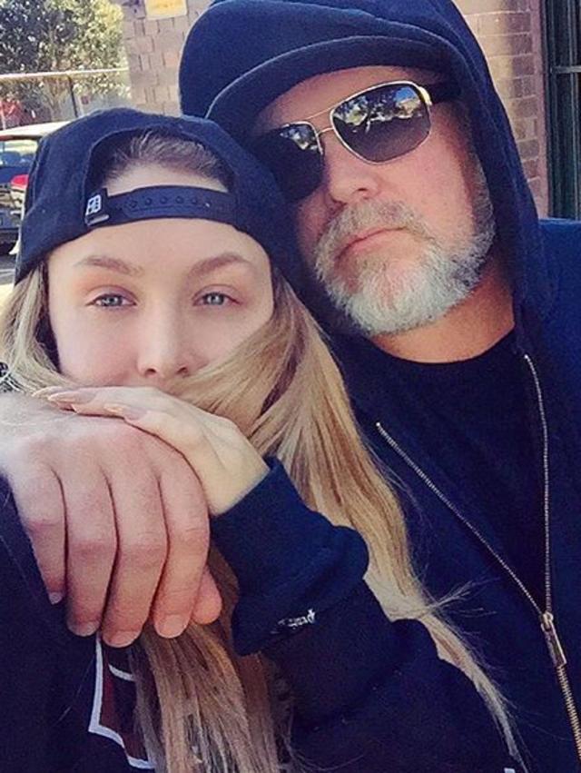 Imogen Anthony with boyfriend Kyle Sandilands. Picture: Instagram