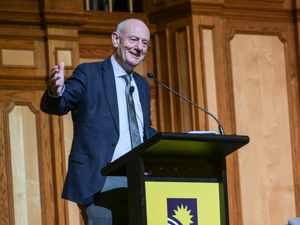 Gambling reform advocate Reverend Tim Costello says Michelle Rowland should be removed from her portfolio. Picture: Brenton Edwards