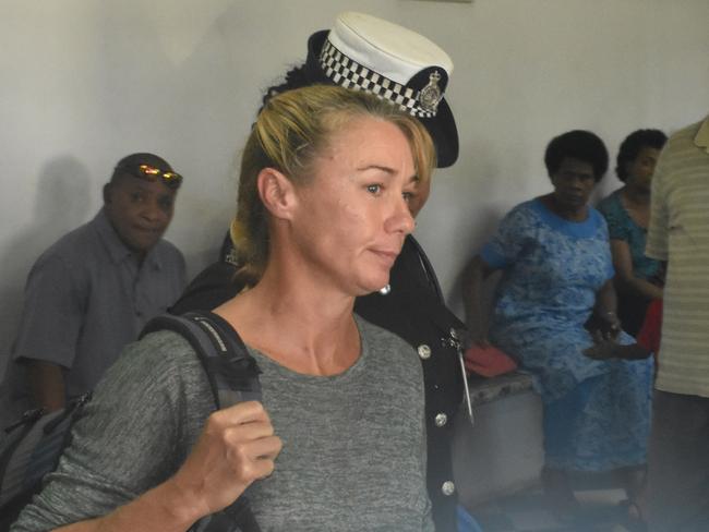 Yvette Nikolic appeared at the Nadi Magistrate court on Monday. <br/>Photo: Waisea Nasokia/Fiji Sun