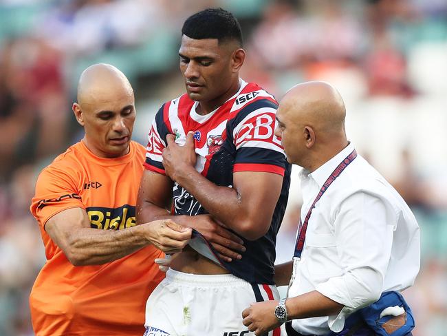 Daniel Tupou is a painful loss for both club and SuperCoaches. Picture: Brett Costello