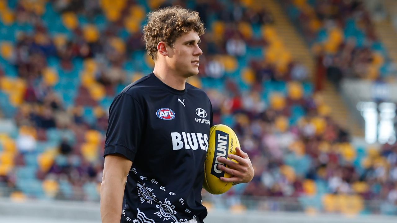 Charlie Curnow had a disappointing September campaign. Picture: Dylan Burns