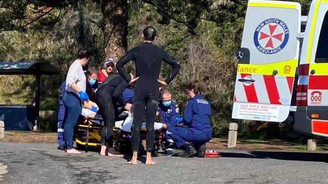 Surf Lifesavers and lifeguards closed beaches in the Port Macquarie area after the shark attack.