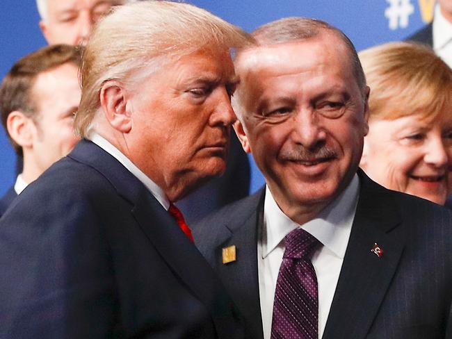 Donald Trump has a favourable outlook of his Turkish counterpart Recep Tayyip Erdogan Picture: AFP