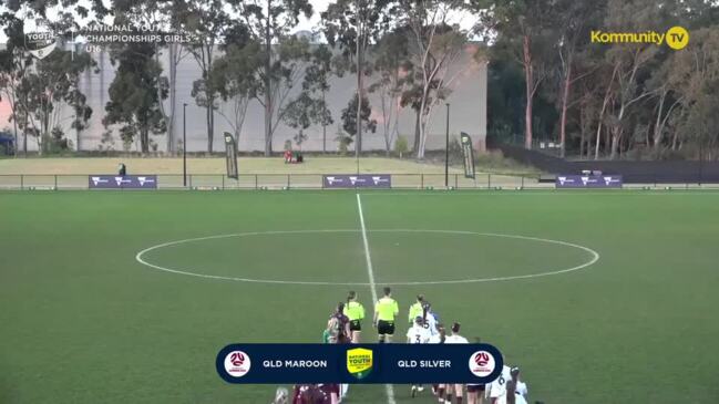 Replay: Queensland Maroon v Queensland Silver (U16 qualifying final)—Football Australia Girls National Youth Championships Day 4