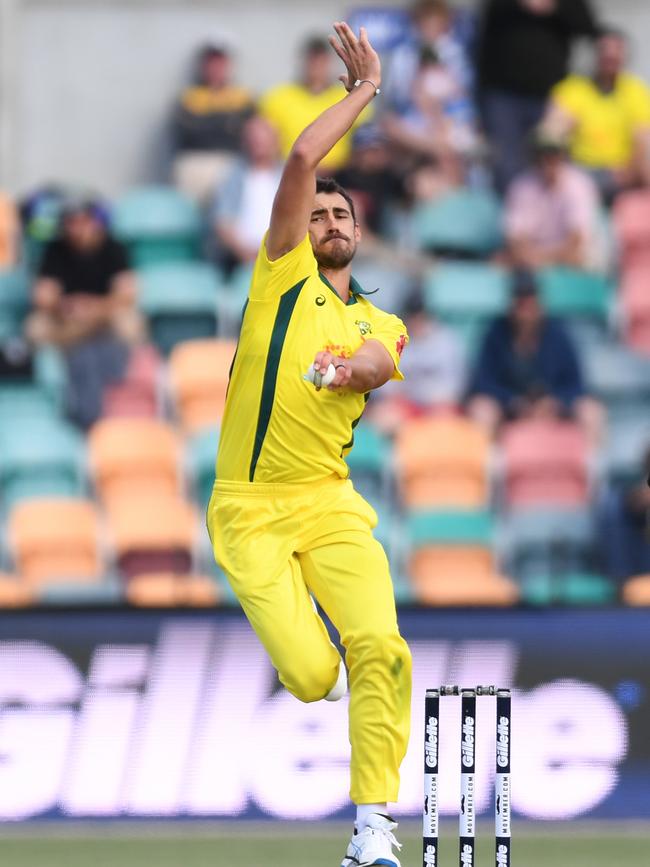 Starc has been added to the T20 squad for the final game. Picture AAP