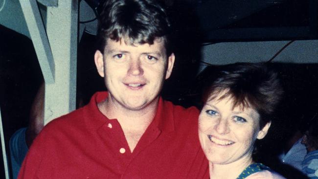 NCA bombing victim, policeman Geoffrey Bowen, pictured with wife Jane in 1988.