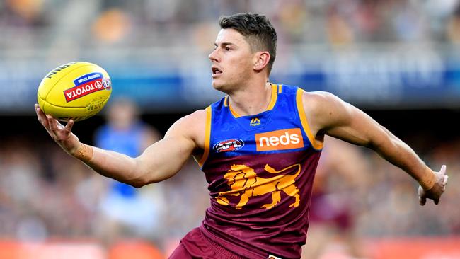 Dayne Zorko’s Lions midfield has been rated the best by Champion Data. Picture: AAP