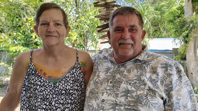 Westminster Lodge residents Elvira Bates and Garry Byatt are rebelling against what they call substandard living conditions at Westminster Lodge in Andergrove. Picture: Duncan Evans