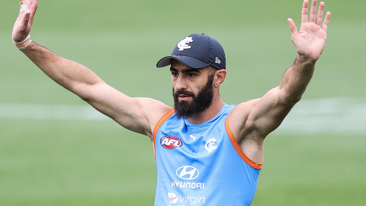 Adam Saad is flying under the radar at Carlton. Picture: Martin Keep/Getty Images