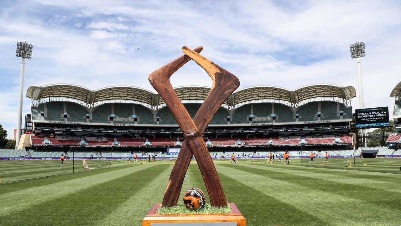 The Adelaide Strikers play off for the Jason Gillespie Trophy in the BBL. Picture: Sarah Reed/Getty Images