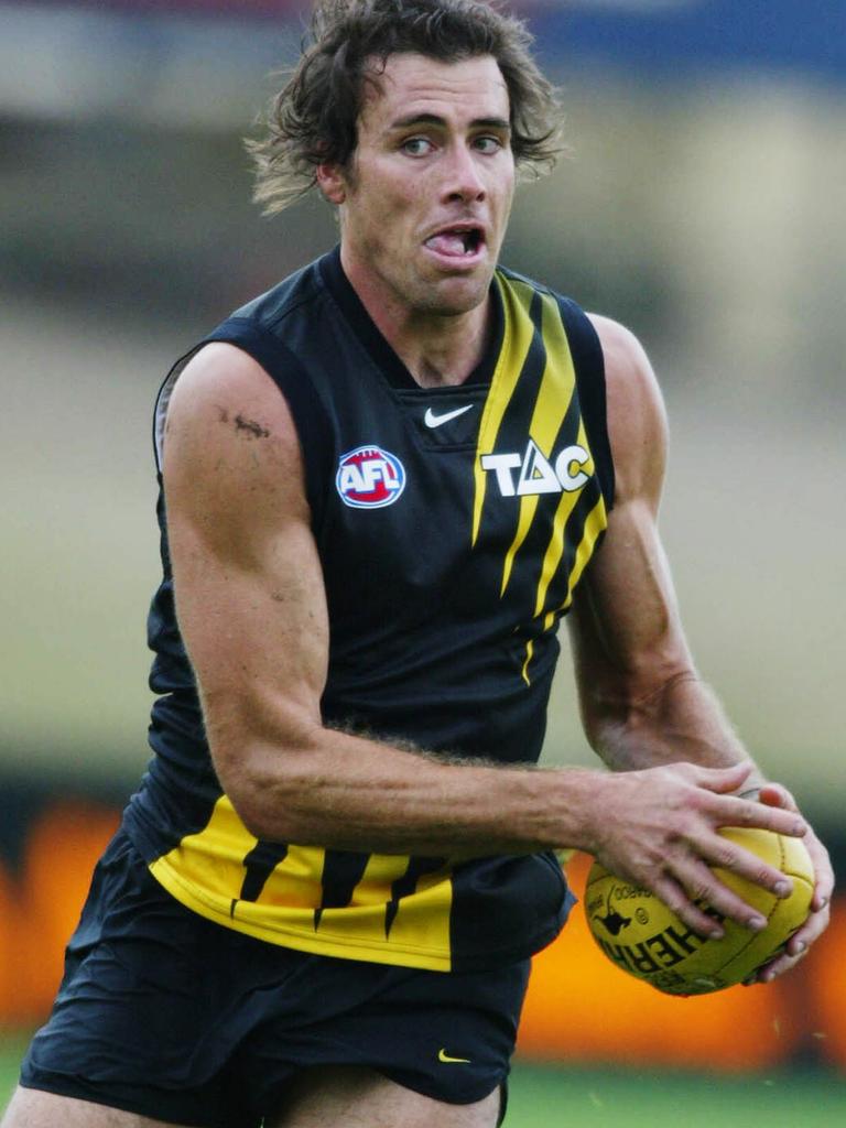 Richardson at training in 2003.