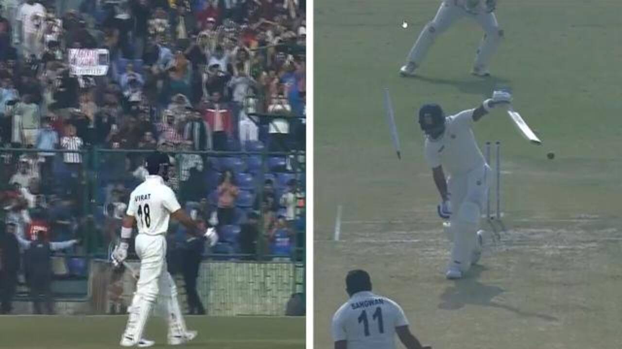 Ecstasy to agony! Kohli bowled out early