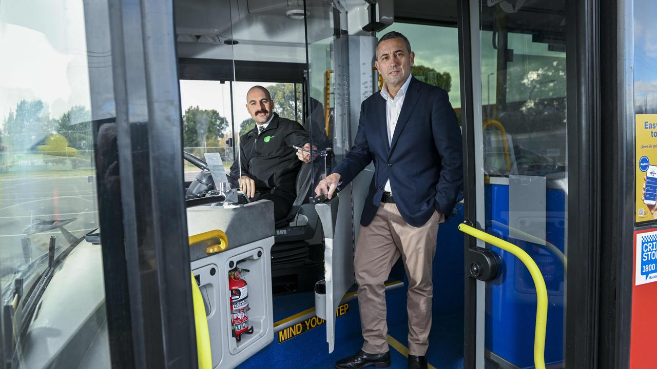 Earlier this month, the government announced protective screens would be installed in buses across the state to keep bus drivers safe from violence. Picture: Mark Brake