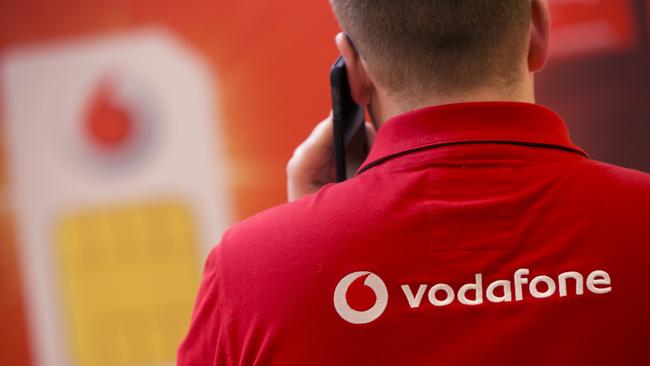 Double deals ... Vodafone is currently offer “double data” deals, dubbed the “craziest” of the current bonus data offerings. Photographer: Simon Dawson/Bloomberg
