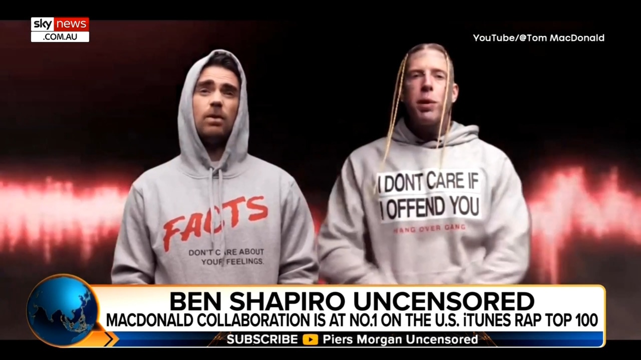 ‘Funniest thing in the world’: Ben Shapiro on rap collaboration with Tom  MacDonald