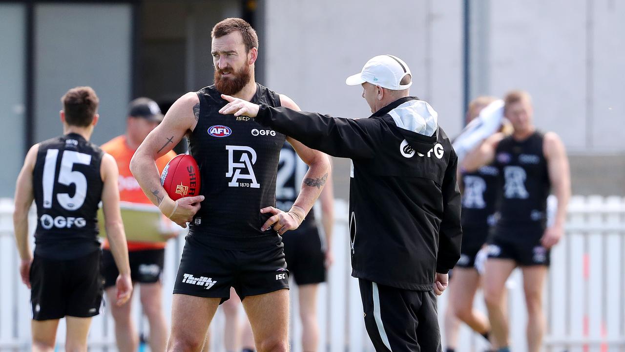 Are there concerns for Ken Hinkley and Charlie Dixon? Picture: Sarah Reed