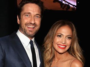 HOLLYWOOD, CA - NOVEMBER 14: Actor Gerard Butler, winner of the Hollywood Animation Award for "How to Train Your Dragon 2" (L) and actress/singer Jennifer Lopez attend the 18th Annual Hollywood Film Awards at The Palladium on November 14, 2014 in Hollywood, California. (Photo by Christopher Polk/Getty Images for DCP)