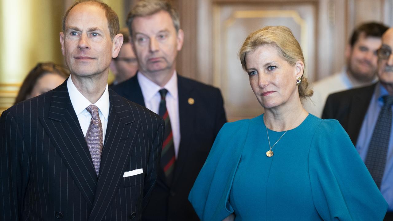 Prince Edward, Duke of Edinburgh and Sophie, Duchess of Edinburgh were “unhappy” to share a cottage with Prince Andrew. Picture: Jane Barlow - Pool/Getty Images