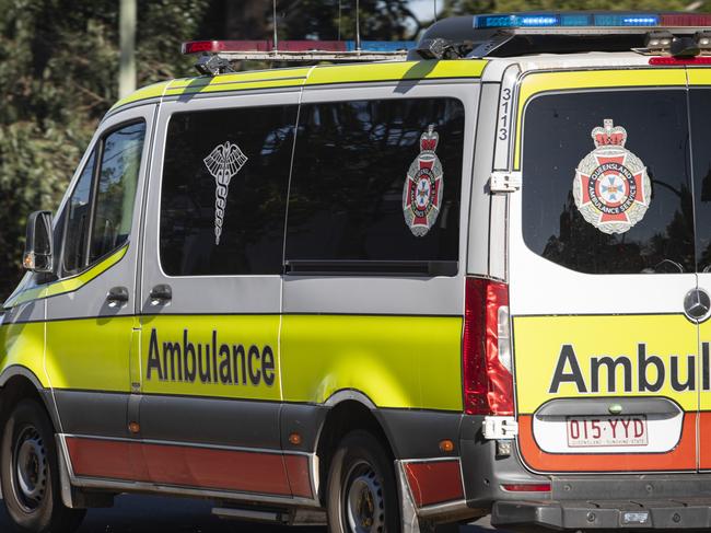 Generic ambulance, QAS, Queensland Ambulance Service, emergency services, Thursday, August 29, 2024. Picture: Kevin Farmer