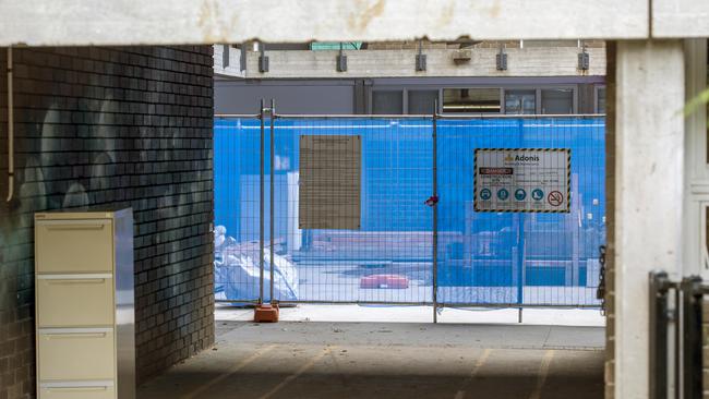 Balgowlah Boys Campus is undergoing works for disabled access. Picture: Troy Snook
