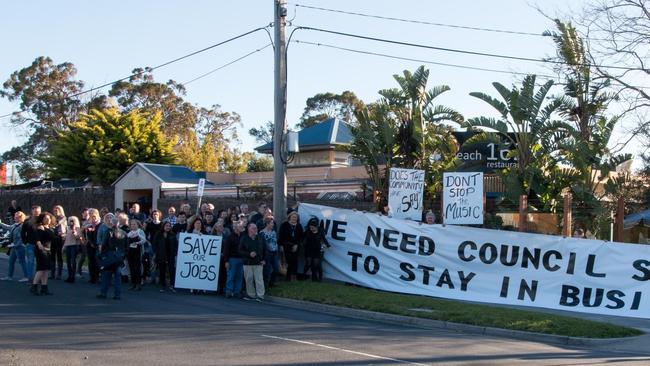 Supporters of Frankston's Beach 162 venue want it to stay in business.