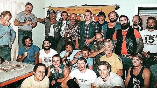 The Finks share a throwback picture. Picture: Instagram.com/Finks.MC