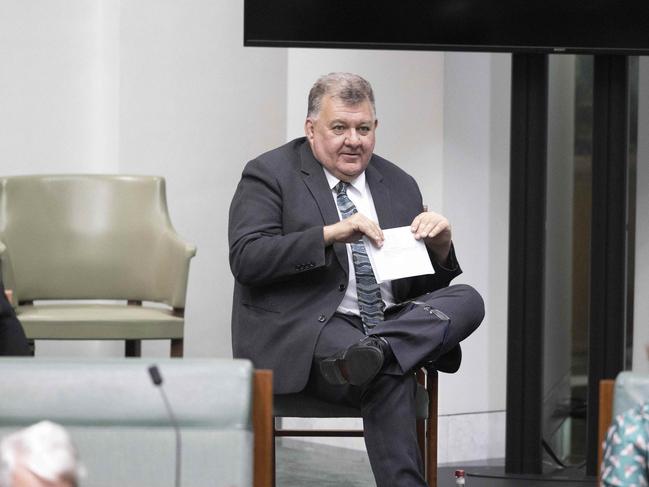 Craig Kelly during Question Time earlier this month. Picture: NCA NewsWire / Gary Ramage