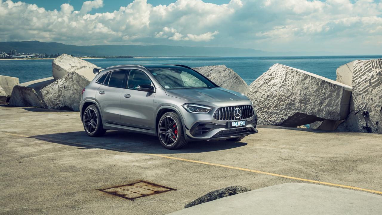 The Mercedes-Benz GLA 45 S has the world’s most powerful four-cylinder engine.