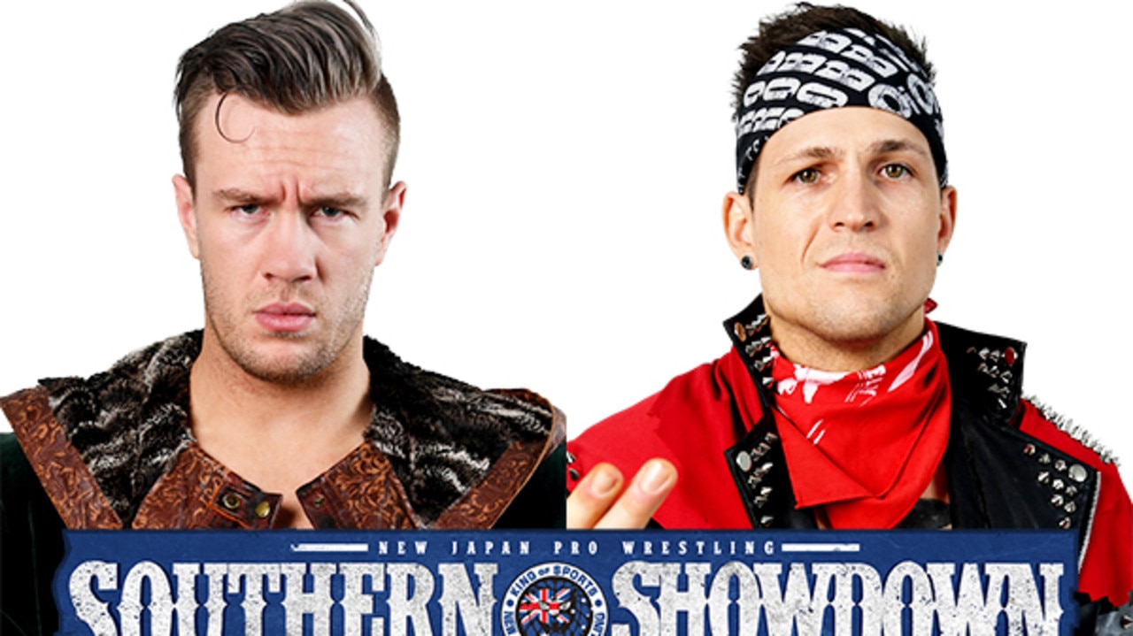 Robbie Eagles will challenge for the IWGP Junior Heavyweight Championship at Southern Showdown in Melbourne. Graphic via njpw1972.com.