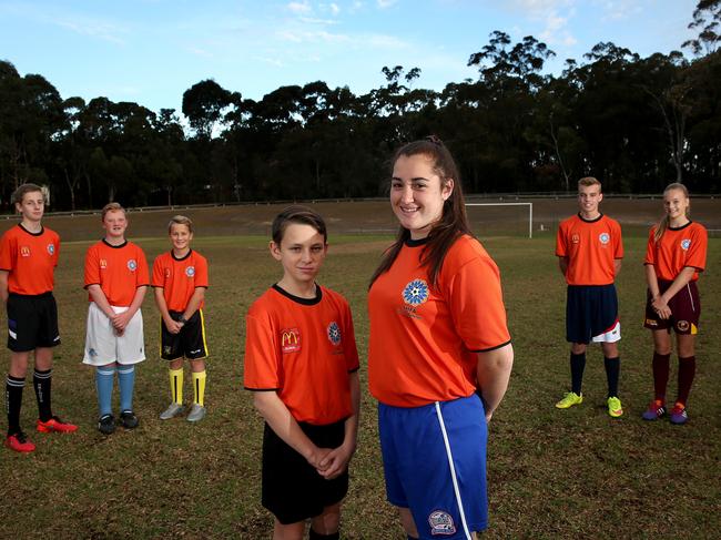 Jeremy Lenferna 14-years from Rouse Hill and Gabriella Arcidiacono 15-years from Castle Hill. The Sydney Hills Football Association started a Junior Referee Development programme this year and have 130 participants.