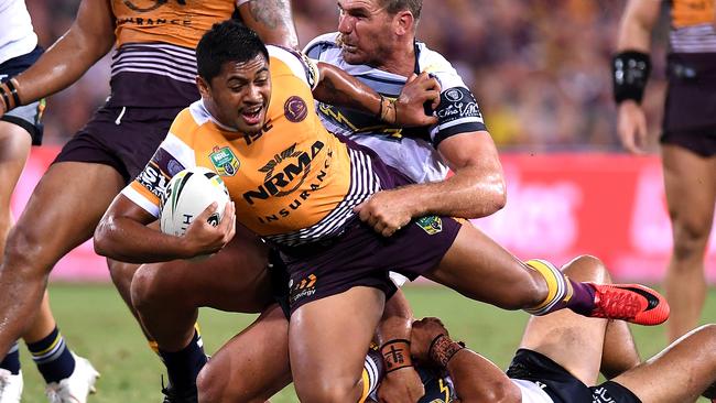 Anthony Milford was at the heart of Brisbane’s best attacking moves. Picture: Bradley Kanaris/Getty Images