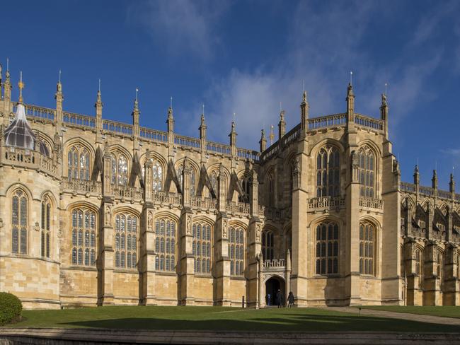 St George's Chapel at Windsor Castle, where Britain's Prince Harry and US actress Meghan Markle will hold their wedding ceremony. Picture: AFP/Dominic Lipinski