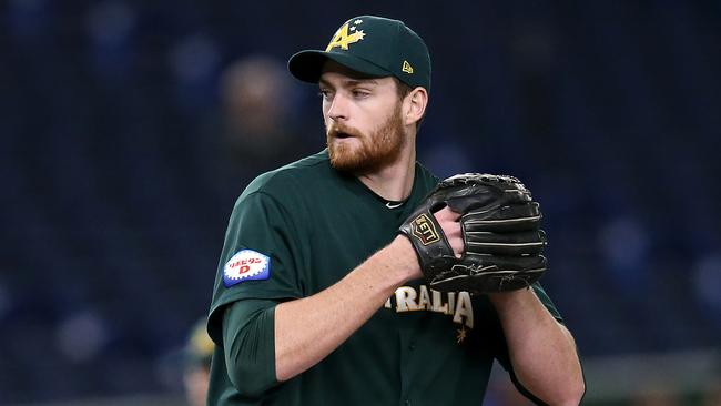 Melbourne Aces lefty Jon Kennedy pitched for Malvern this season