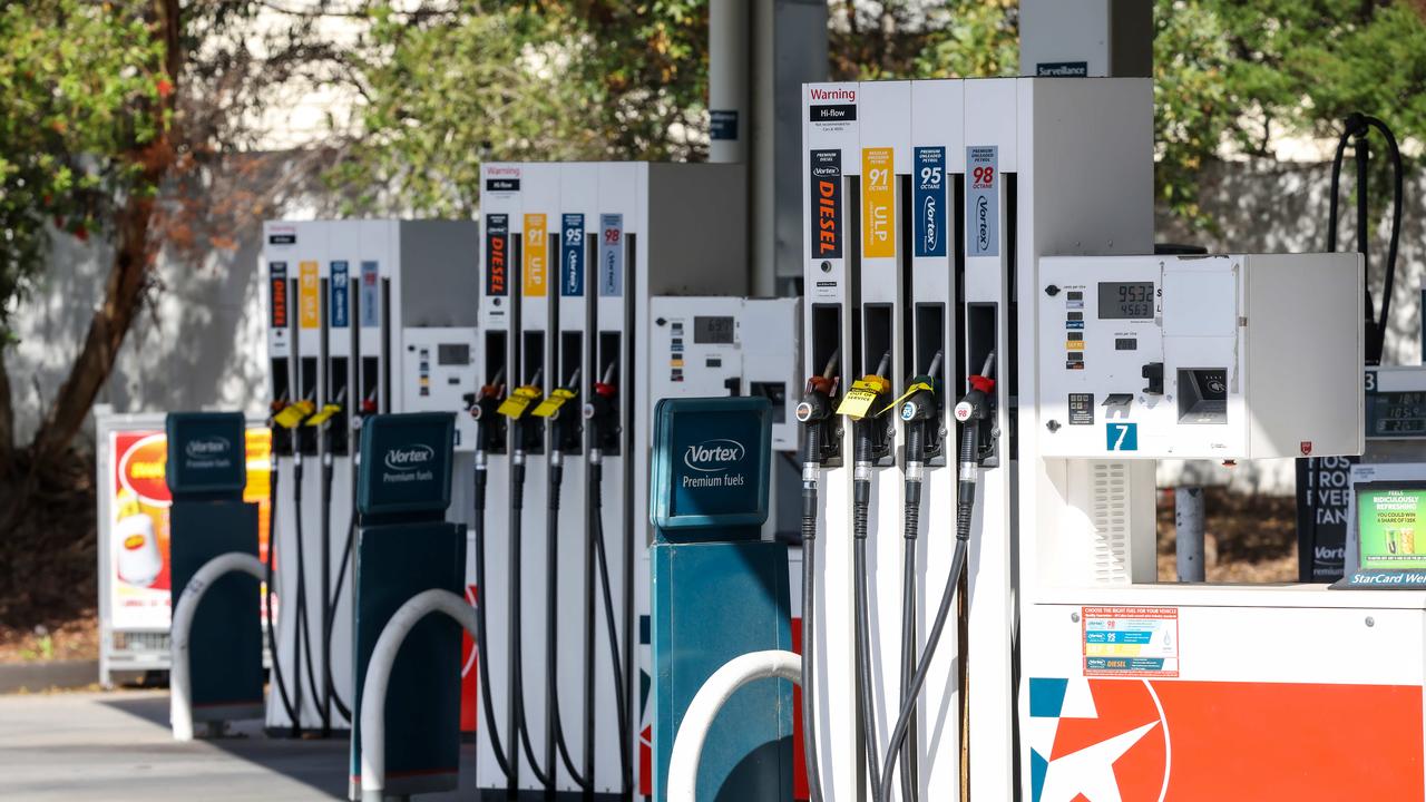 Petrol prices have risen to over $2.20 a litre in some parts of the country, having a huge impact on the Australian economy and putting pressure on the government to step in. Picture: Ian Currie.