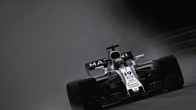 Felipe Massa of Brazil driving the (19) Williams Martini Racing Williams FW40 Mercedes on track during final practice for the Formula One Grand Prix of Italy.