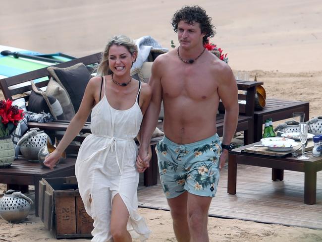 Nick ‘Honey Badger’ Cummins’ first date as The Bachelor. Picture: Diimex